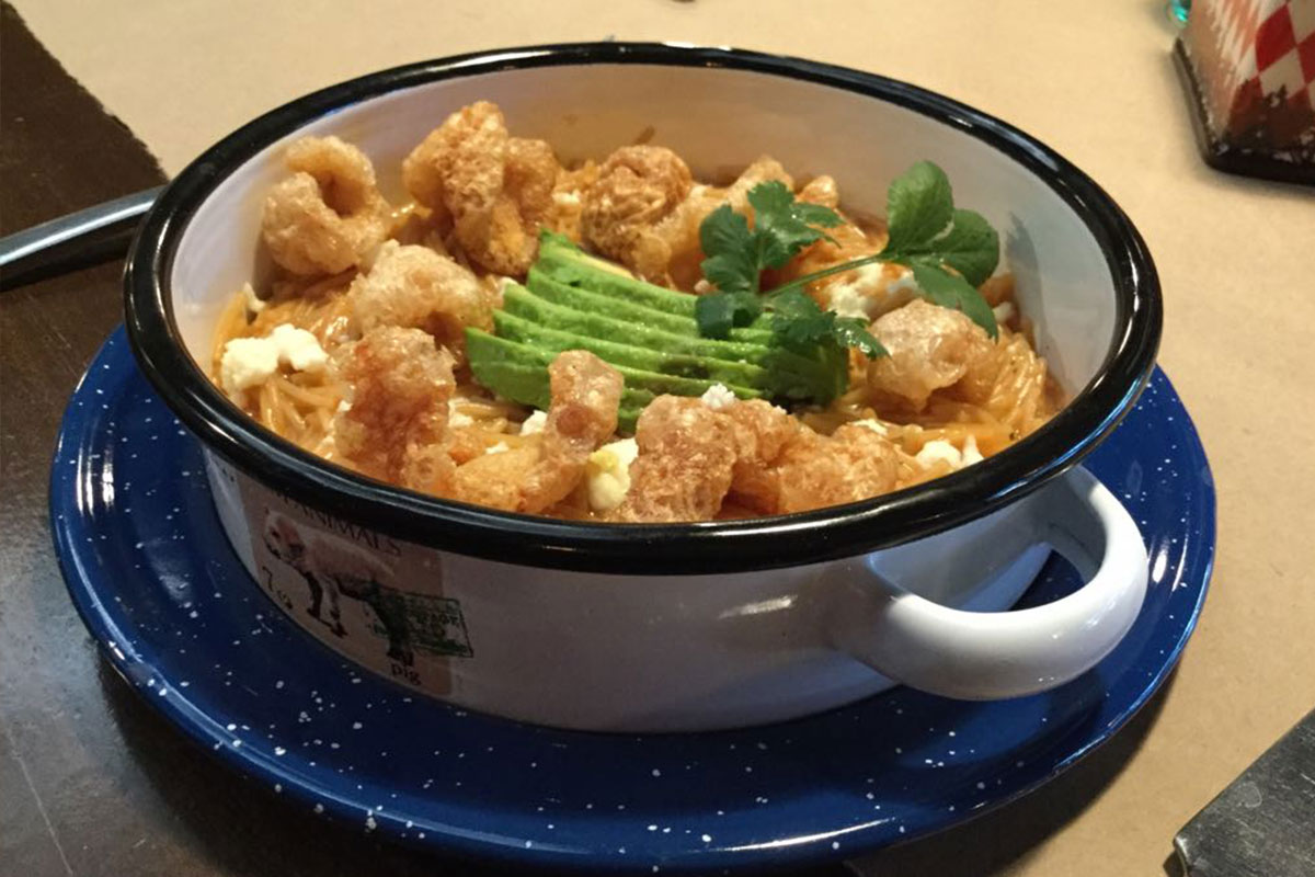 Sopa de fideo seca